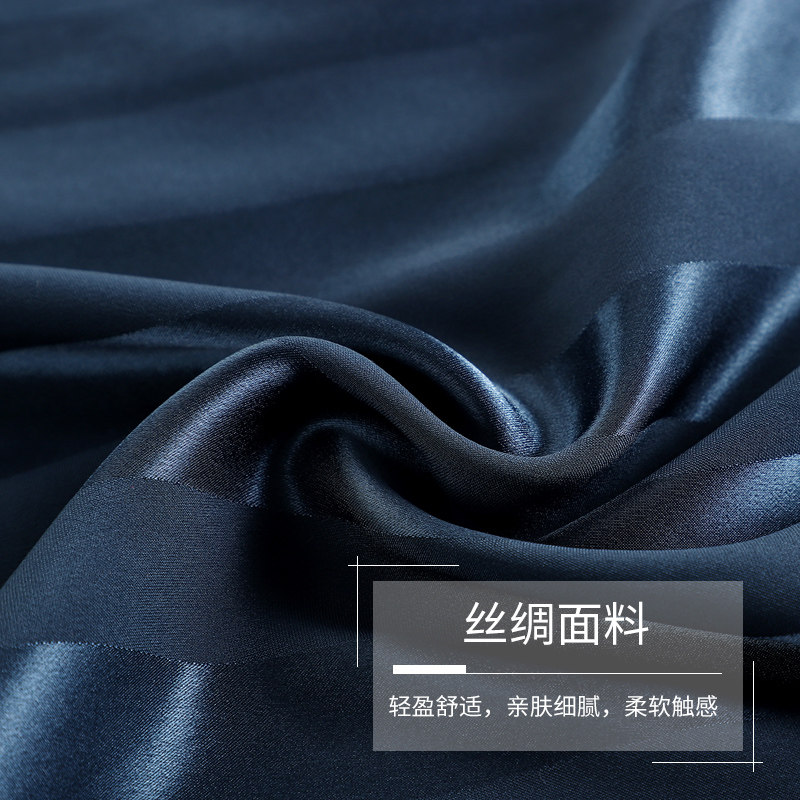 夏季冰丝男士短袖短裤套装仿真睡衣 芬颜睡衣/家居服套装