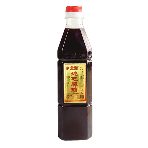 台湾乡北港黑麻油 食用胡麻芝麻油月子油 自然无添加630ml - 图3