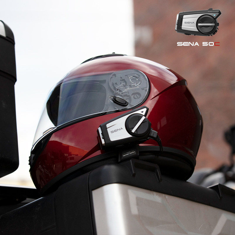 SENA塞纳50C摩托车头盔蓝牙耳机哈曼卡顿4K行车记录仪摄像一体机,淘宝优惠券,粉丝福利购,淘宝优惠卷