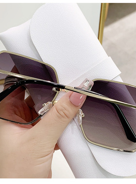 2023新款墨镜无框切边大框显瘦