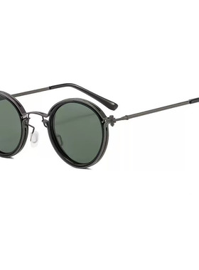 金属框老钱风太阳眼镜男款遮阳镜文艺复古防紫外线钓鱼开车墨镜