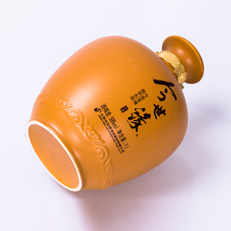 【官方正品】今世缘58度封坛珍藏酒1L坛装高度数白酒收藏送礼