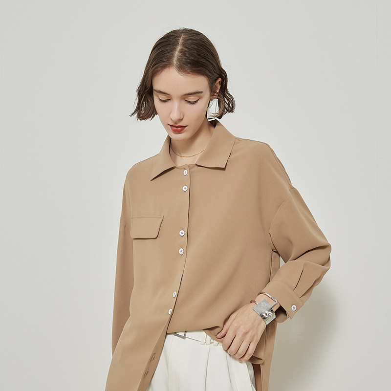 阿cir港风女设计感小众轻熟衬衫 circlofy服饰衬衫