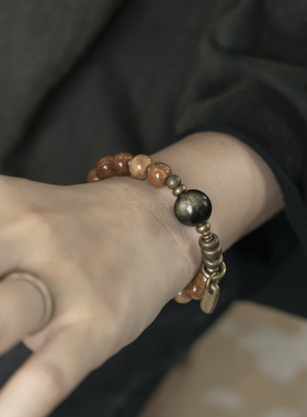 曲尾花原创设计国潮文玩老型珠串