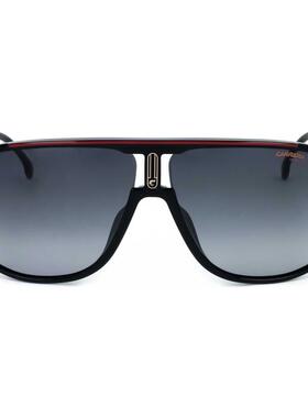 代购Carrera卡雷拉男士太阳镜遮光防紫外线渐变色大框方形黑色