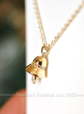 纯银日系轻奢风小众设计吊坠项链