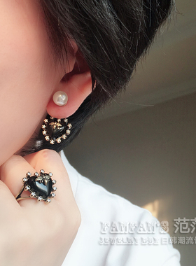 复古爱心蜜蜂设计感戒指