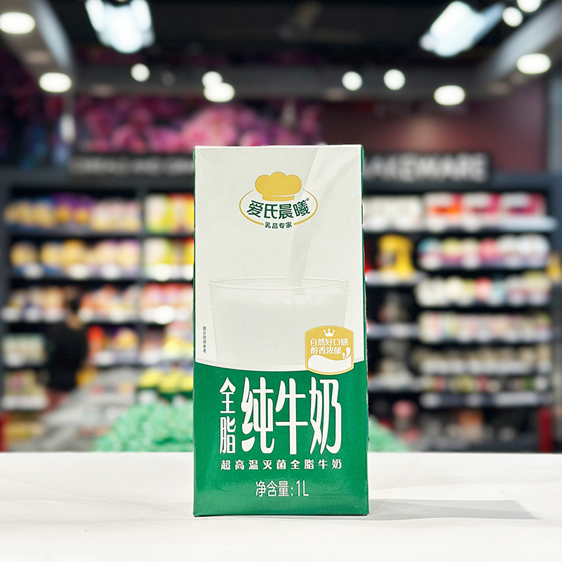 Arla爱氏晨曦全脂灭菌乳纯牛奶1L*6 奶茶咖啡甜品面包烘焙原料 - 图0