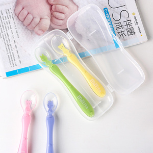 婴儿勺子宝宝硅胶软勺