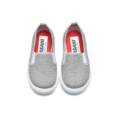 asahi日本儿童帆布鞋脚蹬软底