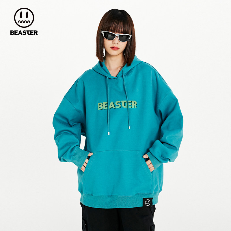 beaster小恶魔鬼脸潮牌秋季男卫衣 beaster卫衣