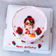 Baking Cake Decoration Ornaments Rich Woman Get Rich Plug-in