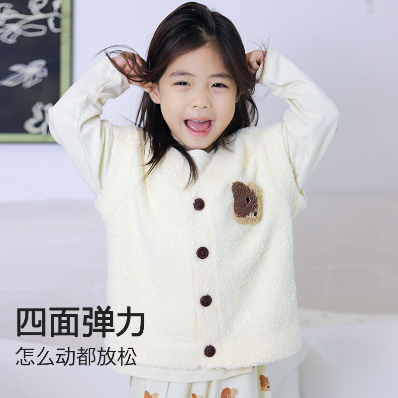 小番薯potatokids儿童马甲男童女童可内搭外穿绒款打底秋冬背心,淘宝优惠券,粉丝福利购,淘宝优惠卷