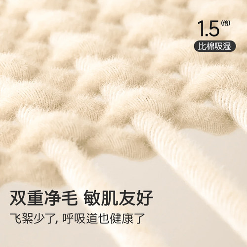 小番薯potatokids儿童浴袍男童浴衣浴巾女童可穿式吸水速干睡袍 - 图2