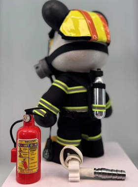 【小酷熊 消防】超帅装饰品客厅摆件家居桌面摆件潮流爆款摆件