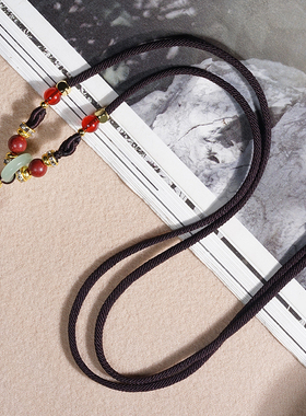 合香珠芳华脖挂链文玩挂饰手工编织项链吊坠男女款珠饰香味挂件