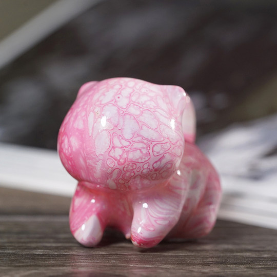 Lacquer bleaching paint puppy cat handmade desktop ornaments crafts gift cute gift girls decorative ornaments