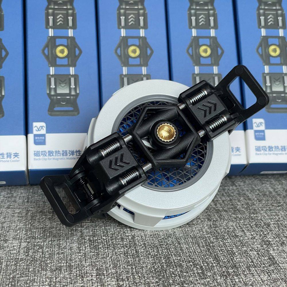 磁吸手机散热器通用背夹适用于飞智B7X弹簧夹子硅胶不伤手机配件,淘宝优惠券,粉丝福利购,淘宝优惠卷