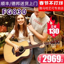 Yamaha guitar FG830 850 Veneer Folk Guitar it FGTA plus Seismic Electric Box Finger Play Guitar 40 41