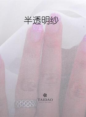 细腻半透明哑光仙女梦幻薄纱礼服