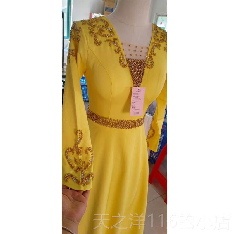 正品重型工业珠出饰装高端庄典雅长袖女红端晚装朗诵独奏演服装主,淘宝优惠券,粉丝福利购,淘宝优惠卷