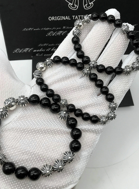 高版本ch天然黑曜石八银珠92