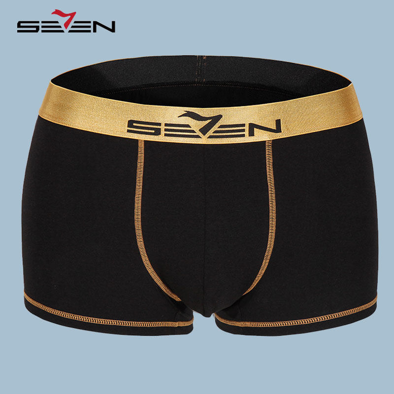 柒牌男装男士纯棉内裤透气四角短裤平角全棉抗菌宽松裤衩三件装,淘宝优惠券,粉丝福利购,淘宝优惠卷