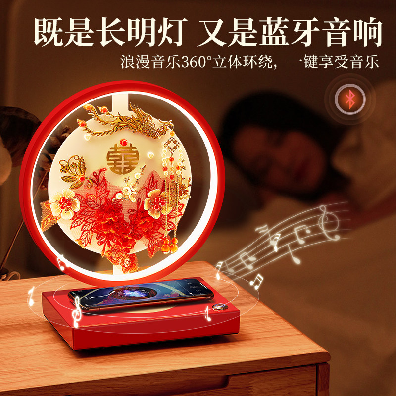 结婚新婚礼物送新人送新娘高级实用的长明灯朋友高档闺蜜订婚礼品