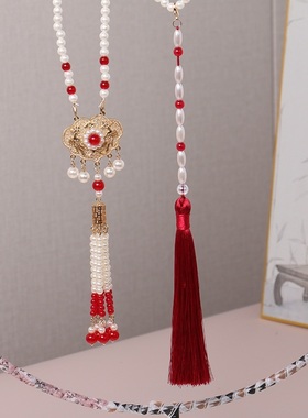 汉服长璎珞明制风背云马