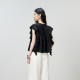 NEELLY Nali Shopping Mall's new summer style franced sleeveless babydoll shirt for women, loose skin-friendly.