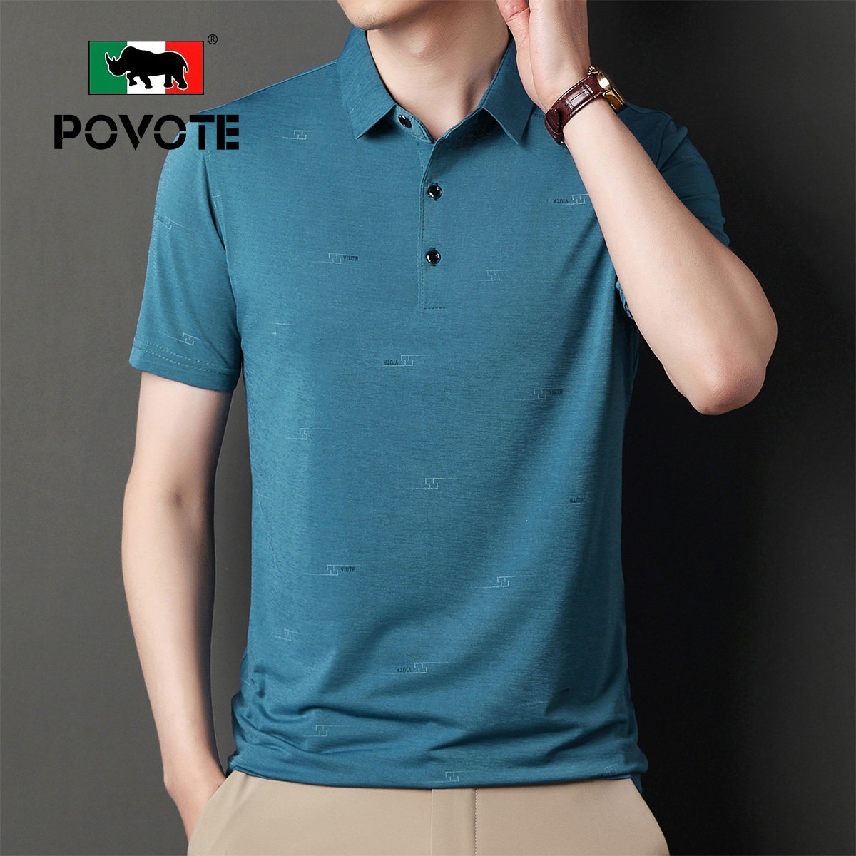  保威特犀牛男装Polo衫
