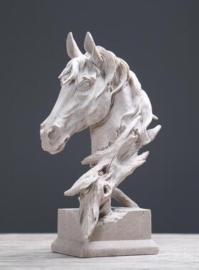 正品现酒代创子意砂岩狮家摆件创意吧橱柜客厅办公室装饰品摆件居