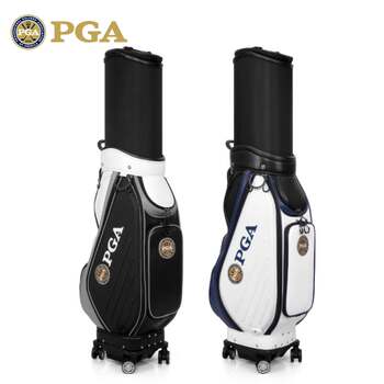 Bag American Golf Men's Telescopic Bag Four-Wheel Flat Push Hard Shell Airline Shipping Includes Rainproof Ball Cover