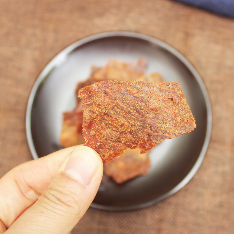 飘零大叔酥脆猪肉脯35g薄脆猪肉干肉片肉类熟食即食休闲零食小吃 - 图1