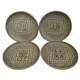 Fine woven character Fu Shunbag full back cover bamboo plaque round bamboo weaving pore household bamboo dustpan disc