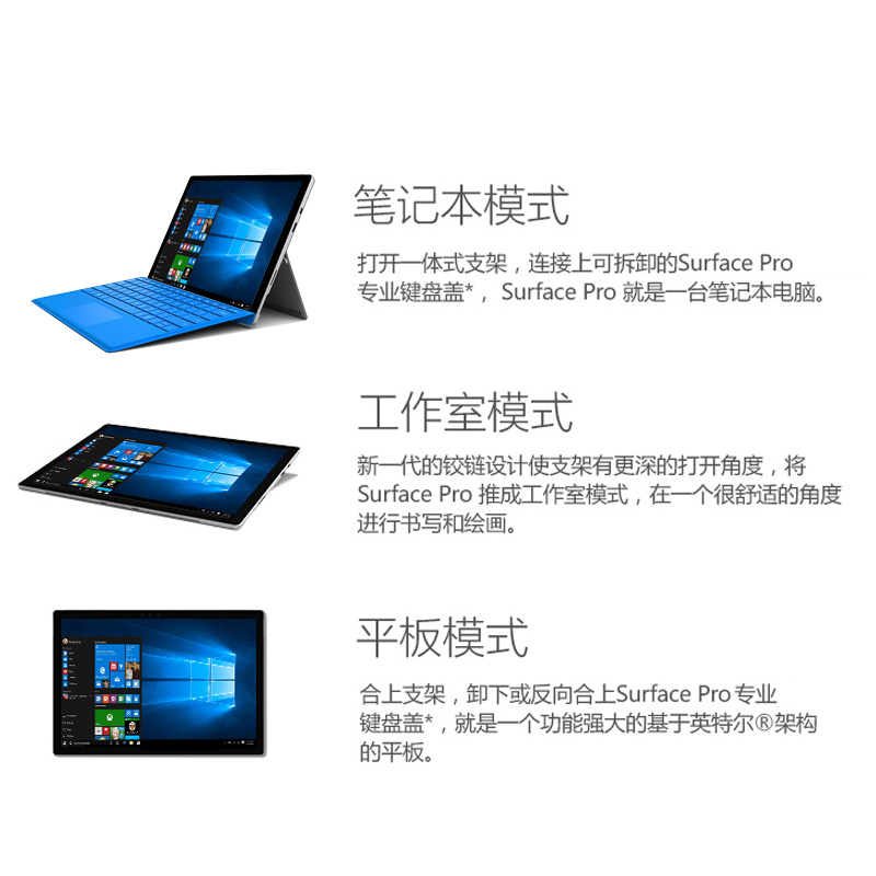 Microsoft/微软 Surface Pro二合一windows10平板电脑办公网课i7 - 图1