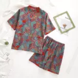 Хлопковая пижама, хлопковый косметический комплект для влюбленных, массажер, банный халат, большой размер