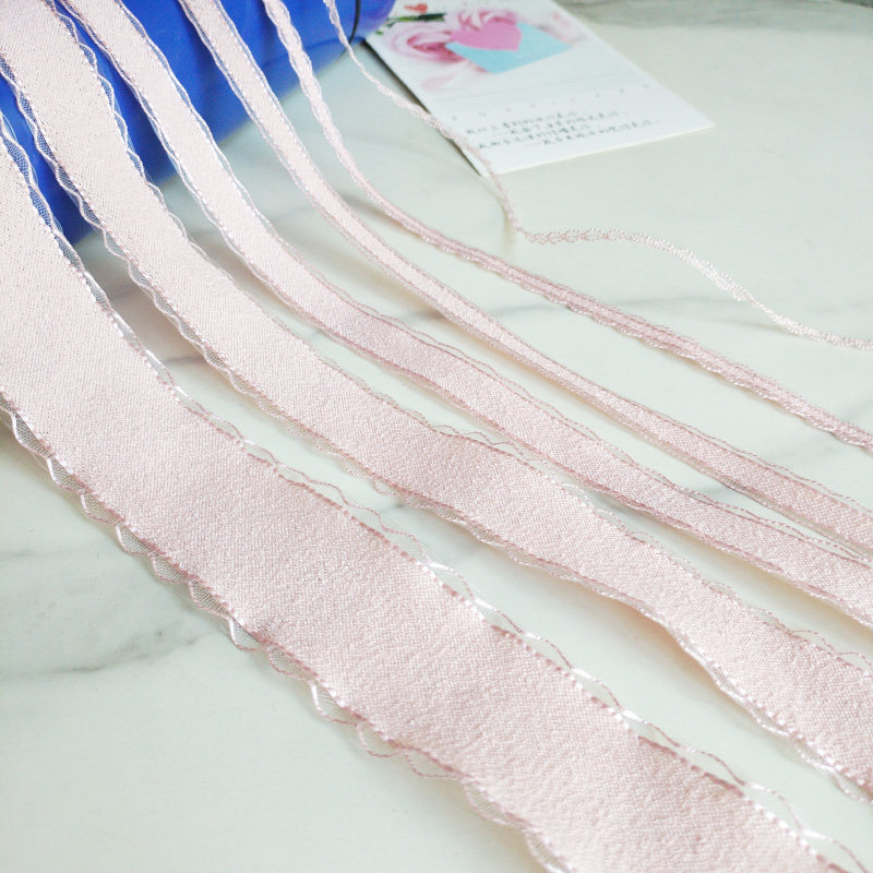 尺寸齐全韩粉色系丝带蕾丝中缎边织带手工DIY蝴蝶结材料铺装铺料,淘宝优惠券,粉丝福利购,淘宝优惠卷