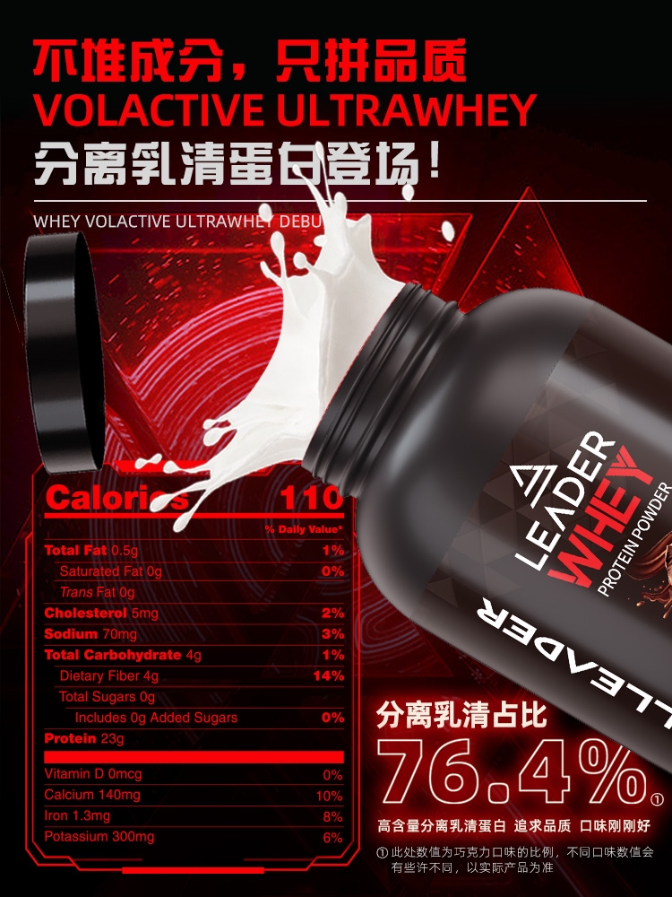 ALLEADER pure Isolated whey zero protein powder分离乳清蛋白-图2