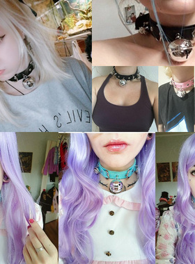 CHOKER脖子饰品颈带女皮质项圈