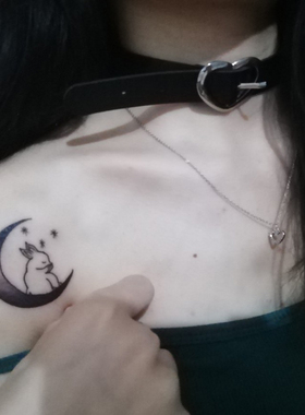 CHOKER日韩PU皮桃心爱心扣项圈