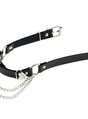 金属爱心朋克lolita项链jk洛丽塔