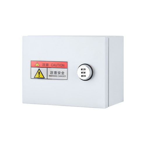 充电桩保护箱户外防水插座盒明装家用电动车配电箱室外防盗密码锁 - 图3