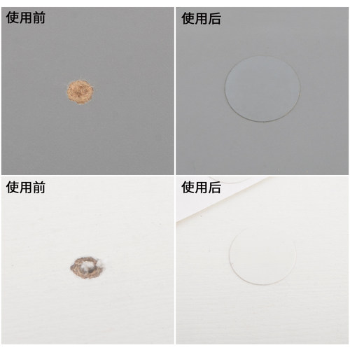 家具三合一孔贴柜子螺丝钉眼封口贴纸PVC自粘遮丑装饰孔盖环美贴 - 图0