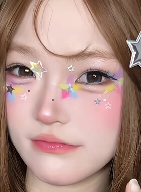 什么？一张贴纸搞定音乐节星星~