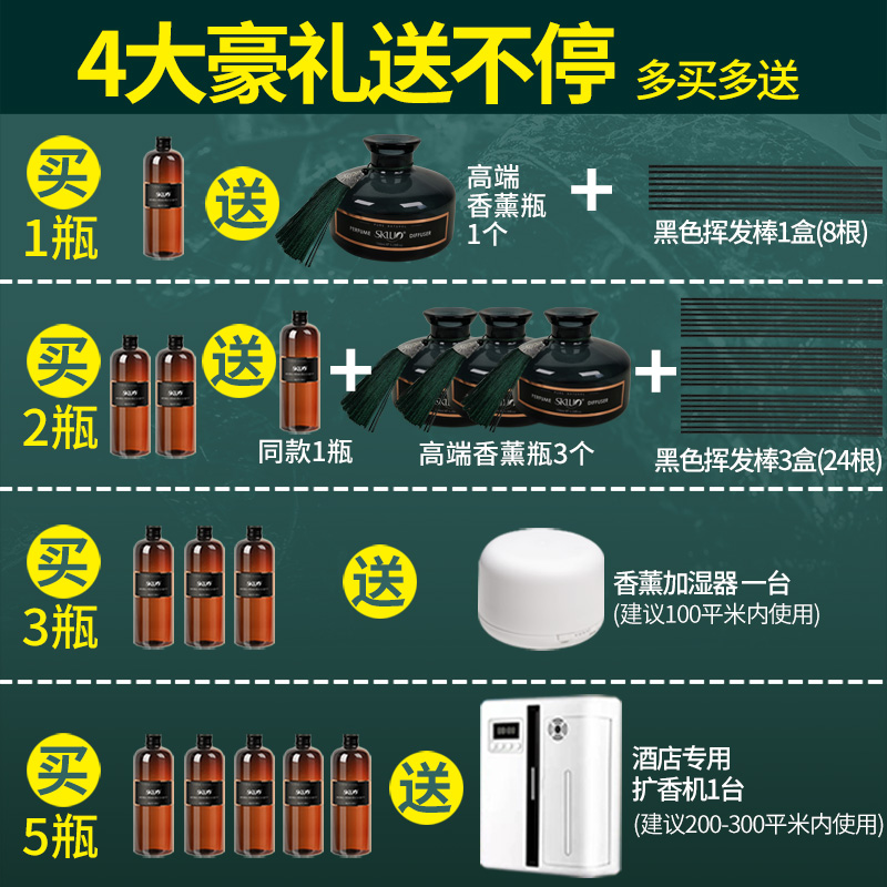 香薰精油补充液酒店房间家用室内卫生间持久熏香办公室加湿器香氛-图0