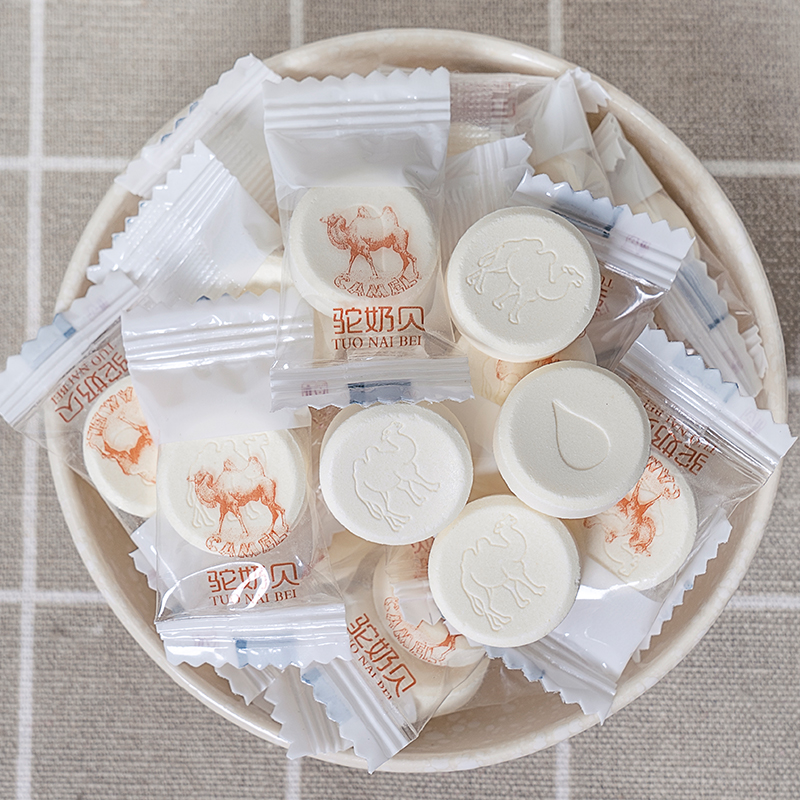 胡杨峰旗舰店骆驼奶片奶贝干吃片装老人小孩儿童吃的营养健康零食小吃休闲食品2