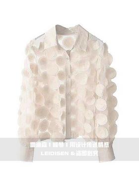 样板房陈设女生衬衫缎面丝绸简约时尚开衫衬衫展厅衣帽间柜子上衣