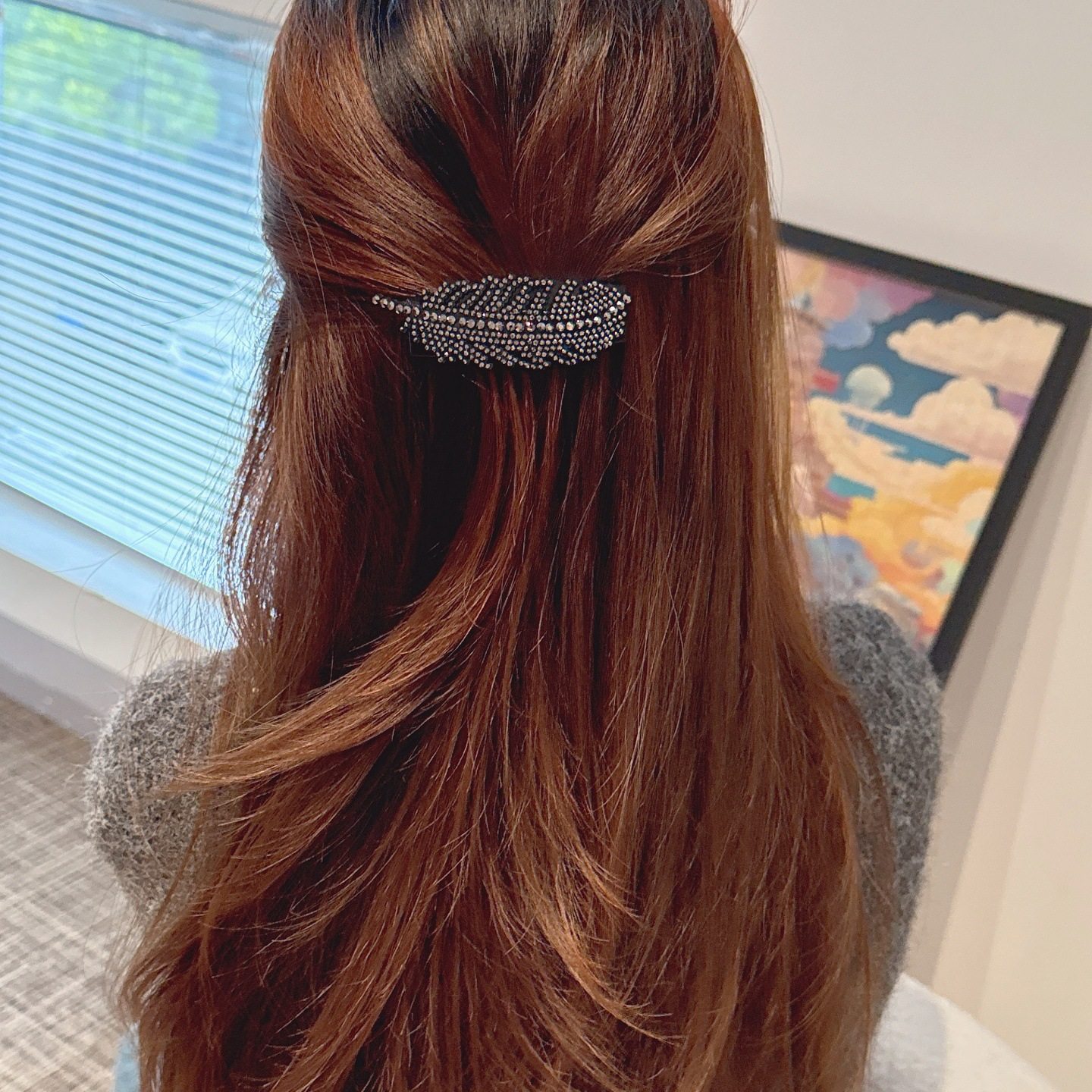 复古气质金枝玉叶发梳前额碎发刘海梳后脑勺碎发整理倒插梳高级感,淘宝优惠券,粉丝福利购,淘宝优惠卷