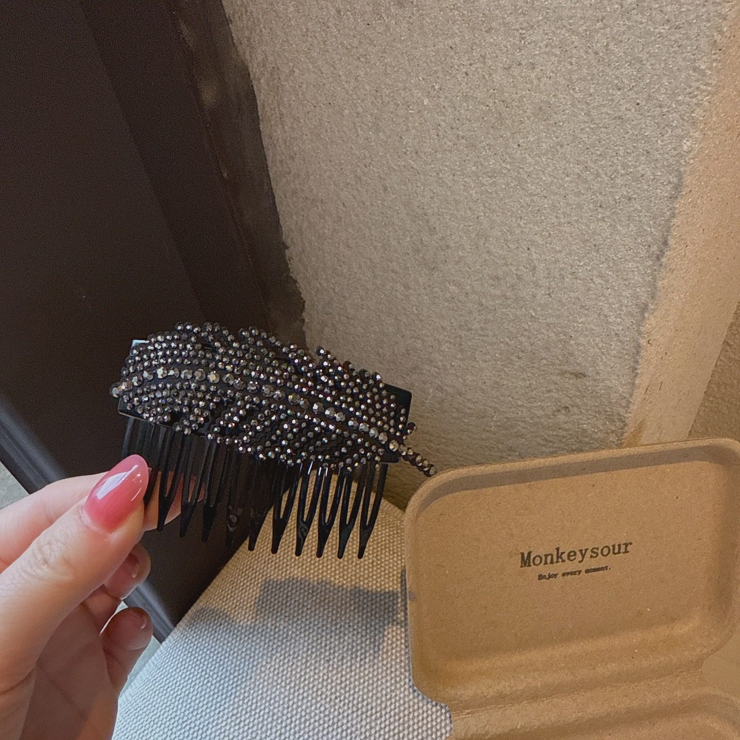 复古气质金枝玉叶发梳前额碎发刘海梳后脑勺碎发整理倒插梳高级感,淘宝优惠券,粉丝福利购,淘宝优惠卷